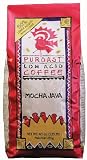 Puroast Low Acid Coffee Low Acid Mocha Java Flavored Coffee Grind Whole Bean, 2.5-Pound Bags