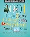 1001 Things Every College Student Needs to Know: (Like Buying Your Books Before Exams Start)