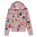 Girls' Xhilaration� Long-Sleeve Printed Hoodie - Yellow Flowers