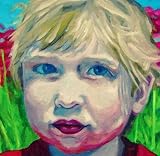 Custom Order #KE-54N, Oil on Canvas, Custom Painting of The Person You Love, For 1 Person of Customer's Choice, Style: Expressionism, with Signature Text 