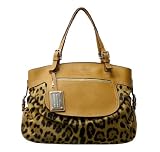 Dolce & Gabbana Miss Adventure Leopard Ponyhair Brown Leather Tote BB2162-A7696-8M944