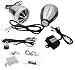 Lanzar OPTIMC90 Opti Drive 700 Watts Motorcycle/ATV/Snowmobile Mount 4CH Amplifier w/Dual handle-bar Mount Aluminium Diecast Weatherproof Speakers w/MP3/Ipod Input and USB Charger