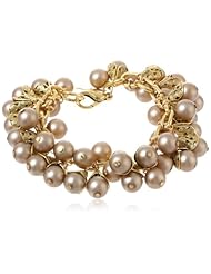 Lenora Dame "Romantic" Vintage Cluster Bracelet, 16"