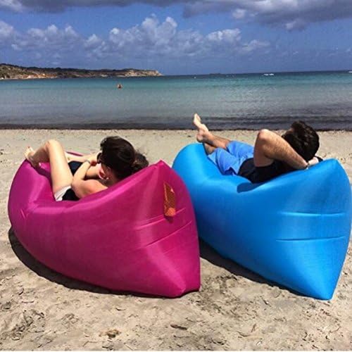 Primo Techno Portable Waterproof Indoor / Outdoor Inflatable Air Lounger Bean Bag Sleeping Sack Sofa Couch Camping
