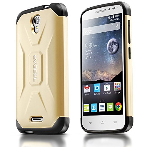 EvocelÂ® Alcatel OneTouch Pop Astro [X-Generation Series] Slim Fit Dual Layer Design Hybrid Armor Protective Case For Alcatel OneTouch Pop Astro (5042N), Medallion (EVO-ALASTRO-VV15)