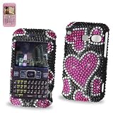 New Fashionable Perfect Fit Hard Diamante Protector Skin Cover (Faceplate/Snap On) Full Rhinestones Diamond Bling for Sanyo SCP-2700 Sprint