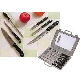 【クリックで詳細表示】アウトドア包丁＆まな板セット★ケース付