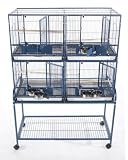 Quad Stack Bird Cage 40 X 20 Powder Coated