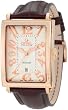 Gevril Men's 5100A Avenue of America Swiss Automatic Rose-Gold Sub-Second Leather Watch from Gevril