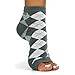 Freetoes Toeless Socks- 3 Pairs.1-Black, 1-Argyle, 1 Houndstooth