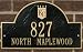 Kansas City Royals Black and Gold Personalized Address Plaque