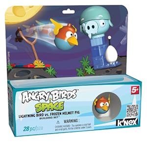 Angry Birds Set Spazio K'NEX Building - Lightening Uccello vs congelato Pig Helmut. Importato dal Regno Unito.