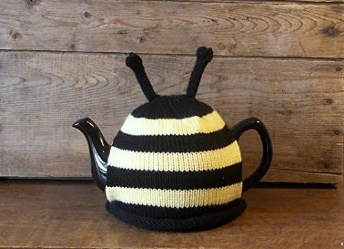Bee Tea Cozy Handmade Knitted Bumble Bee Cozy