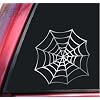 Spider Web Vinyl Decal Sticker - Shiny Chrome