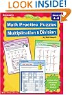 Math Practice Puzzles: Multiplication & Division (Ready-To-Go Reproducibles)