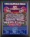 1993 Buffalo Bills AFC Champions 11 x 13 Plaque from Healy Pro