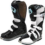 MSR Racing Jewel Women's MX Motorcycle Boots - Color: White/Pearl, Size: 11