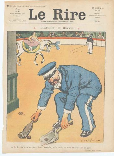 Art Deco Humour Injustice Of Horse Droppings