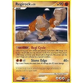 Pokemon Diamond & Pearl Legends Awakened Single Card Regirock #38 Rare
