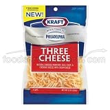 Kraft Cheese 3 w philly shredded 8oz (021000029310)