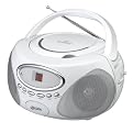 GPX Portable CD Player with AM/FM Radio - White (BC118W)