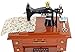 X-group™ Vintage Mini Sewing Machine Style Plastic Music Box Table Desk Decoration Toy Gift for Kid Children