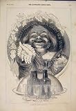 Christmas Wishes Kenny Meadows Sketch Old Print 1845 Meadow