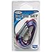 Custom Accessories 32004 Aluminum Assorted D-Ring Clip Hook Keychain, 3 Pack