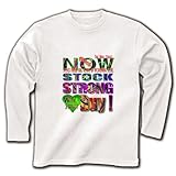 WALL STREET 株式投資　Ver２ 長袖Tシャツ(ホワイト) M