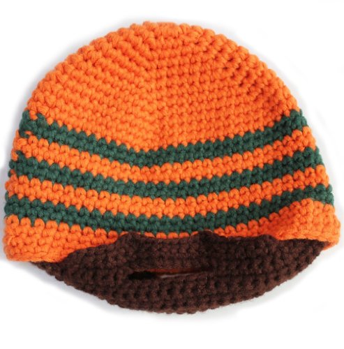 Men Beard Beanie Handmade Winter Hat Outdoor Face Warmer