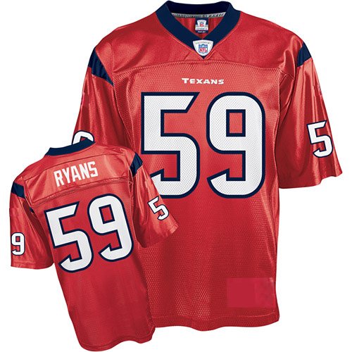 Houston Texans 59 Demeco Ryans Red NFL Jerseys Authentic Football Jersey Size 48-56 (Please Select the Size When You Order, Can Do Drop Shipping)
