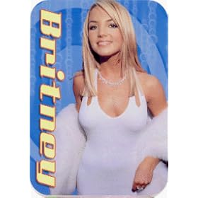 Britney Spears - In White Dress - Rectangle Sticker / Decal