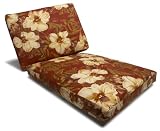 Outdoor Living : Strathwood Falkner 2-Seater Deep Lounge Sofa Cushion, Donatella Lacquer