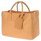Accessoires by A.D.M.J 定番レザートート TAN / アクセソワ バイ エーディーエムジェイ : トートバッグ