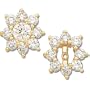 14K Yellow Gold Diamond Earring Jackets - 1.20 Ct.