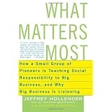 What Matters Most: How a Small Group of Pioneers Is Teaching Social Responsibility to Big Business, and Why Big Business Is Listening
