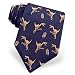 Velociraptor by Wild Ties navy blue silk ties