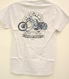 Biker Style Chopper Design Grey T Shirt by Walla Balla Small - XL $10.00
