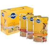 Pedigree Meaty Ground Dinner Variety Pack (with Chicken, with Beef & Cheese, with Beef) Food for Dogs, 5.3-Ounce Pouches (Pack of 48)