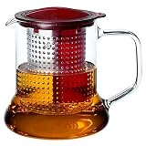 Finum Teekanne Tea Control 0,7 l rot 4282040