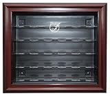 Tampa Bay Lightning 30 Puck Cabinet Style Display Case,  Mahogany