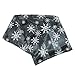 CTM Women's Snowflake Scarf