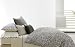 Vera Wang French Paisley Duvet Cover, White/Black, Queen
