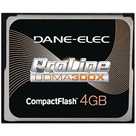 DANE-ELEC DACF3004GC HIGH-SPEED COMPACTFLASH? CARD (4 GB)