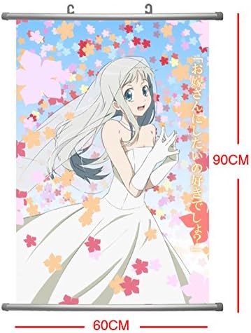 UUC Home Decor Anohana Anime Fabric Wall Scroll Poster 23.6X35.4 Inches-G1055
