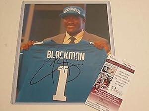 Autographed Justin Blackmon Photograph - Coa - JSA Certified - Autographed NFL Photos