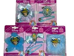 Disney Princess Cinderella 5 Pack SNAPZ Hair Accessories set