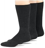 IZOD Men's Windowpane, Wide Rib, and Cable Crew Sock 3-Pack