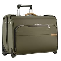 Briggs & Riley @ Baseline Luggage Baseline Carry-On Wheeled Garment Bag, Olive, Small
