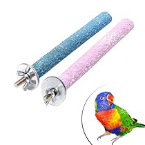 Delight eShop Colorful Pet Bird Parrot Chew Paw Grinding Toys Harness Cage Budgie Clean Tool
